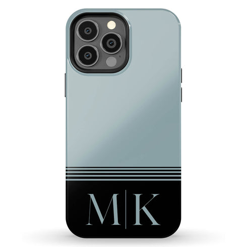 Large Custom Initials iPhone Case - Centered